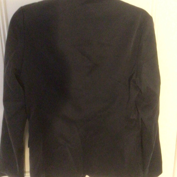 Amour Vert Ashley Black Silk Blazer Jacket Women’s Size Medium, New - Picture 3 of 6
